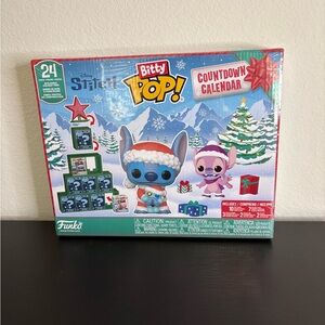 Funko Disney Lilo and Stitch Bitty Pop! Countdown Holiday Calendar. New.
